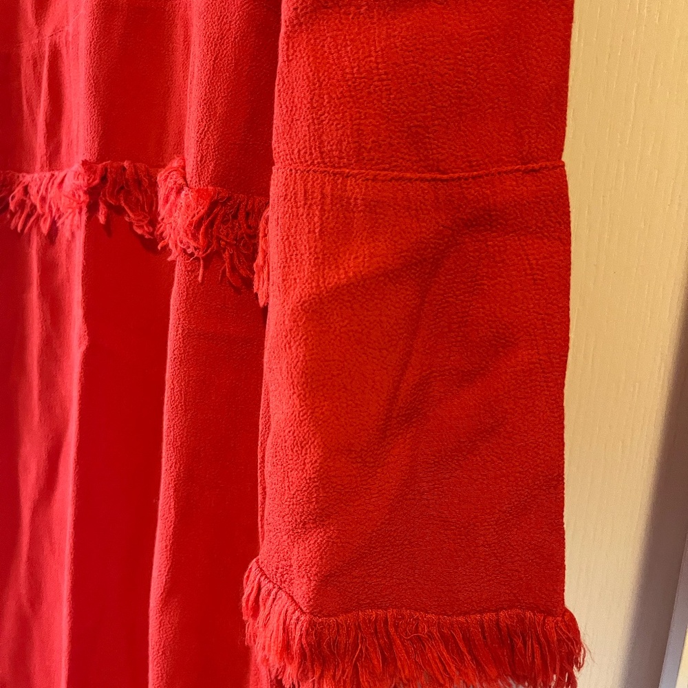 Raquel Allegra Red Evening Gown